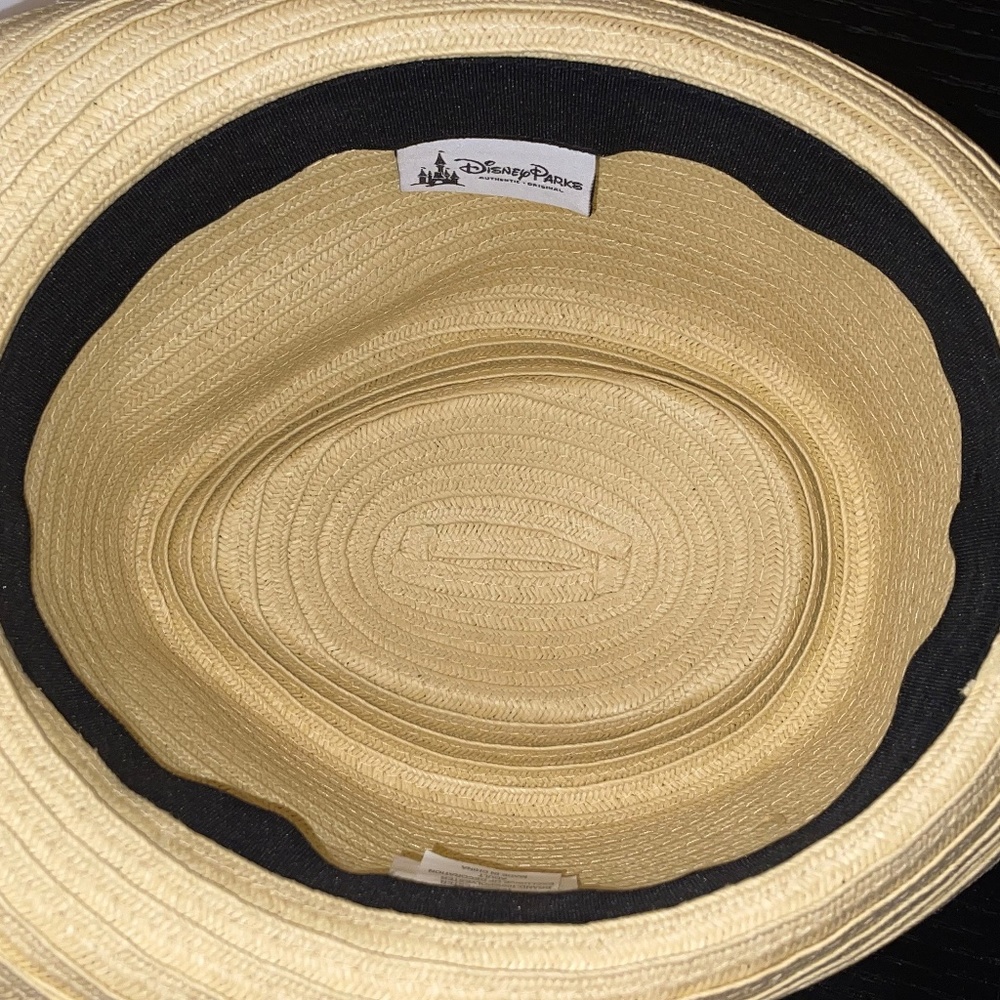 Walt Disney World Resort Parks Epcot Malleable French Colors Woven Fedora Hat - Picture 10 of 12